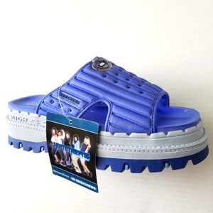 Periwinkle Sketchers Jammers Platform Slides